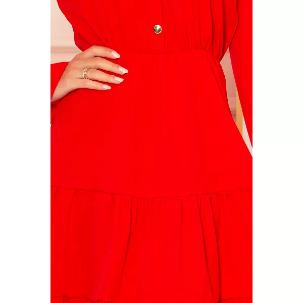  Rochie NUMOCO A332-2 ROŞU 