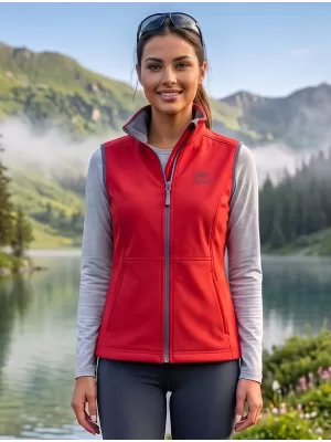 Vesta softshell dama ALTISPORT ALW056516 ROȘU