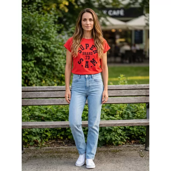  Tricou pentru femei cu mâneci scurte SAM 73 ROBYN WT 814 ROŞU 