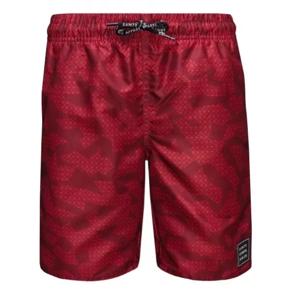  Pantaloni scurți de băieți SAM 73 FELIX BS 532 ROŞU 