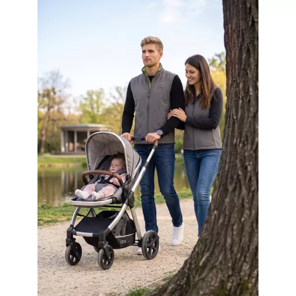  Vestă softshell pentru bărbați ALTISPORT ALM006517 GRI OȚEL 