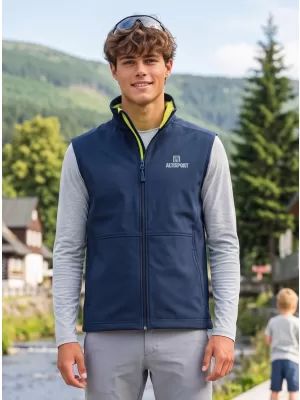 Vestă softshell pentru bărbați ALTISPORT ALM006517 ALBASTRU MARIN
