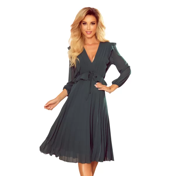  Rochie pentru femei NOMOCO POLLY A341-2 GREEN NOMOCO1 