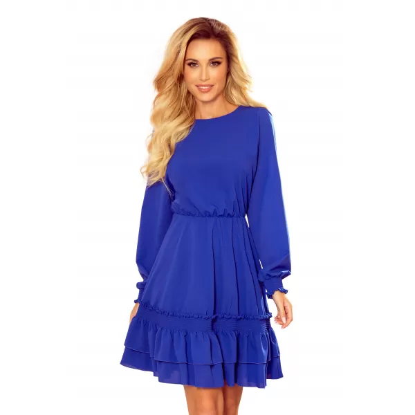  Rochie NUMOCO A336-1 ALBASTRU 