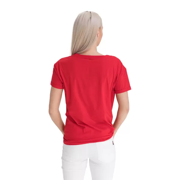  Tricou pentru femei cu mâneci scurte SAM 73 NINA WT 818 ROŞU 