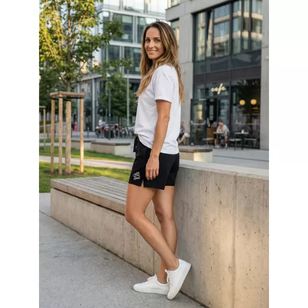  Pantaloni scurți de damă ALTISPORT AINA LPAT511 NEGRU 