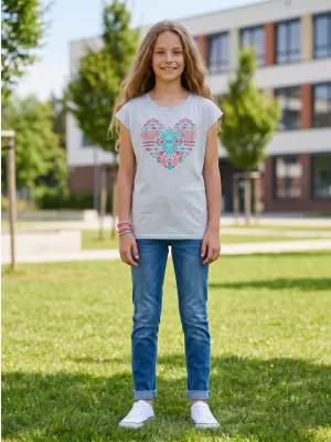 Tricou de fată cu mâneci scurte SAM 73 FREYA GT 550 GRI