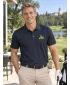 Tricou funcțional pentru bărbați cu guler ALTISPORT ALM006217 ALBASTRU MARIN