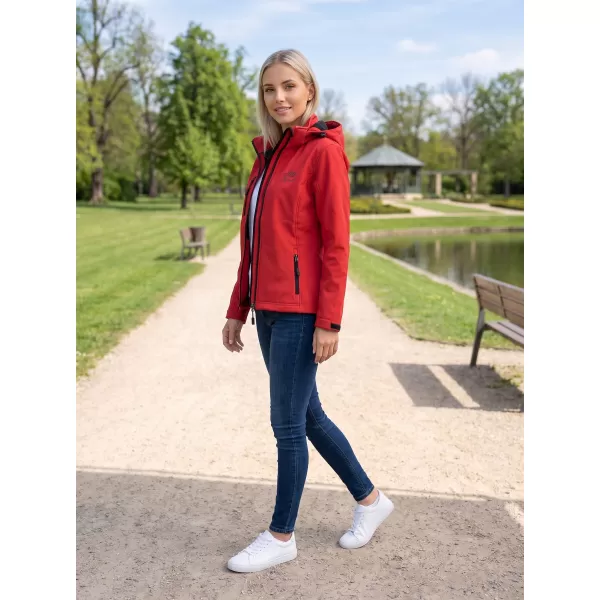  Jachetă softshell pentru femei ALTISPORT ALW056521 ROȘU 