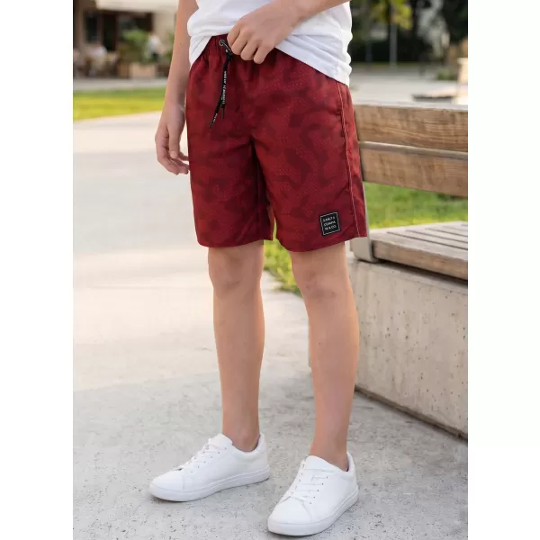  Pantaloni scurți de băieți SAM 73 FELIX BS 532 ROŞU 