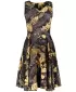 Rochie NUMOCO A114-13 NEGRU -GOLD