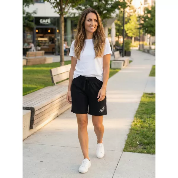  Pantaloni scurți de damă ALTISPORT ARBELA LPAT513 NEGRU 