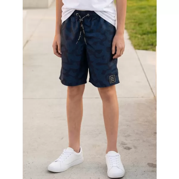  Pantaloni scurți de băieți SAM 73 FELIX BS 532 ALBASTRU ÎNCHIS 