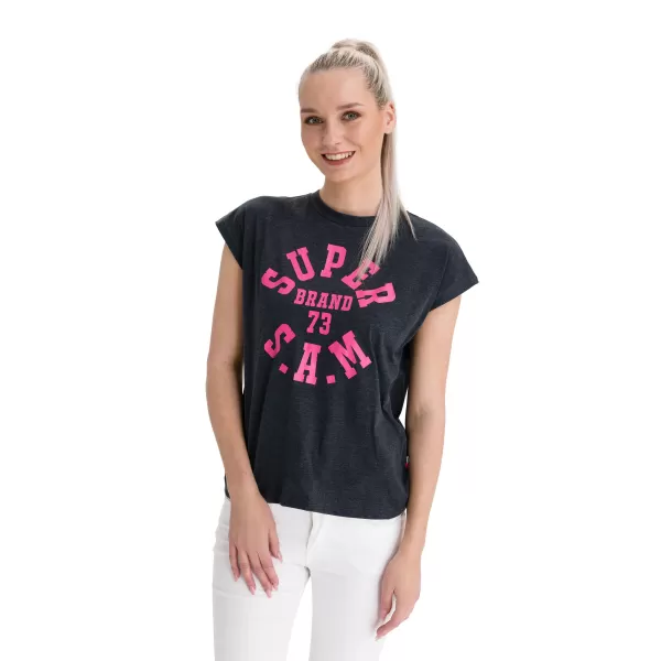  Tricou pentru femei cu mâneci scurte SAM 73 ROBYN WT 814 NEGRU 