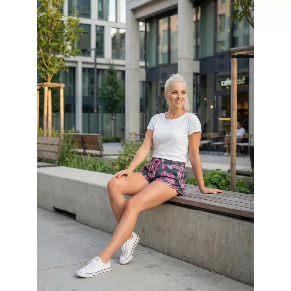  Pantaloni scurți de damă ALTISPORT BARBA LPAT512 VIOLET 