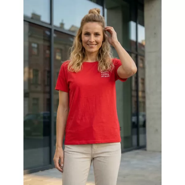  Tricou pentru femei cu mâneci scurte SAM 73 SIAN WT 820 ROŞU 