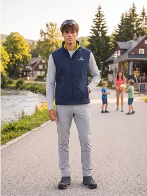 Vestă softshell pentru bărbați ALTISPORT ALM006517 ALBASTRU MARIN