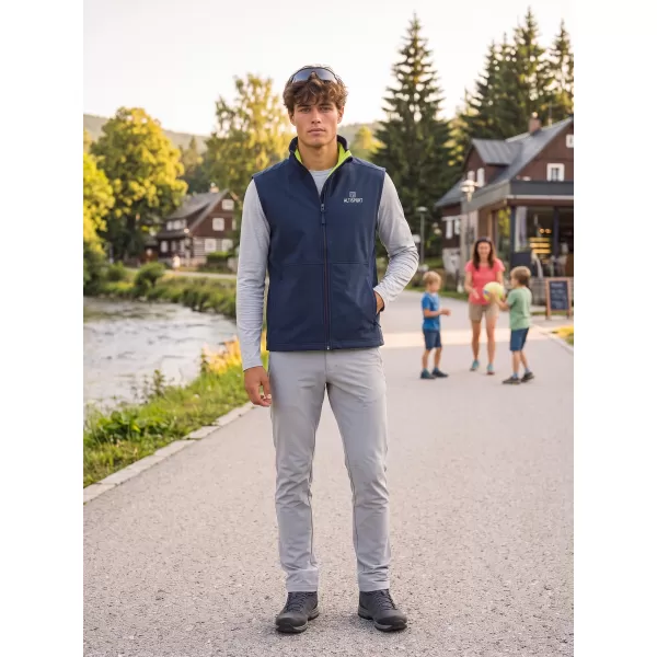  Vestă softshell pentru bărbați ALTISPORT ALM006517 ALBASTRU MARIN 