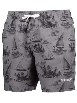 Pantaloni scurți pentru bărbați ALTISPORT HELET MPAT526 GRI DESCHIS