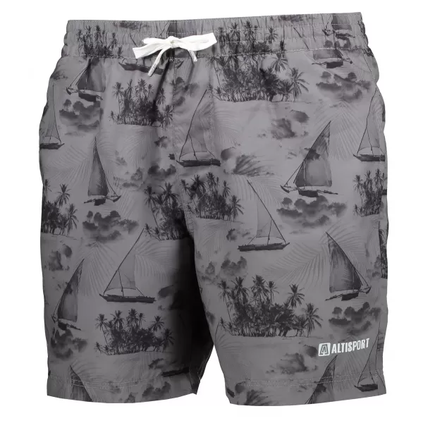  Pantaloni scurți pentru bărbați ALTISPORT HELET MPAT526 GRI DESCHIS 