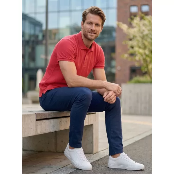  Tricou pentru bărbați KIXMI LOUIS ROȘU 