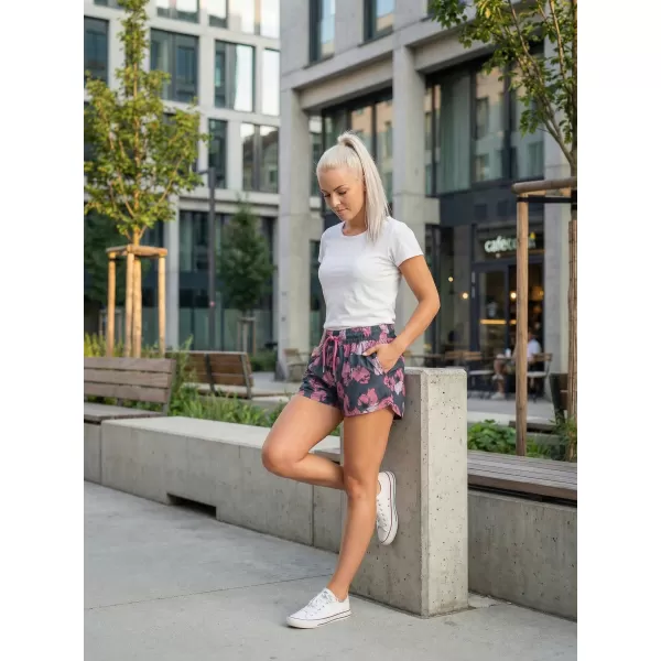  Pantaloni scurți de damă ALTISPORT BARBA LPAT512 VIOLET 