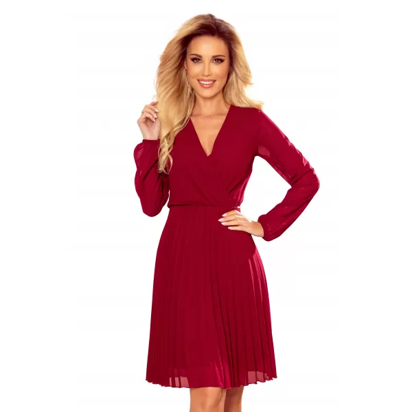  Rochie NUMOCO ISABELLE A313-8 CLARET 