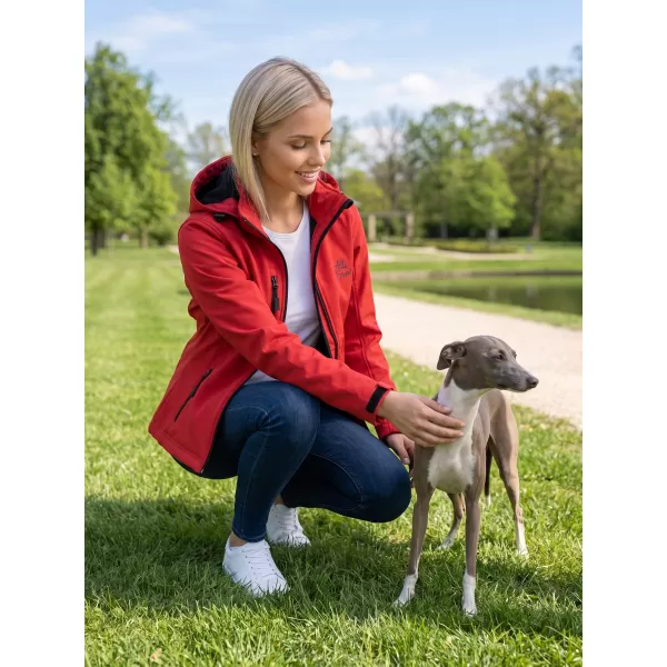  Jachetă softshell pentru femei ALTISPORT ALW056521 ROȘU 