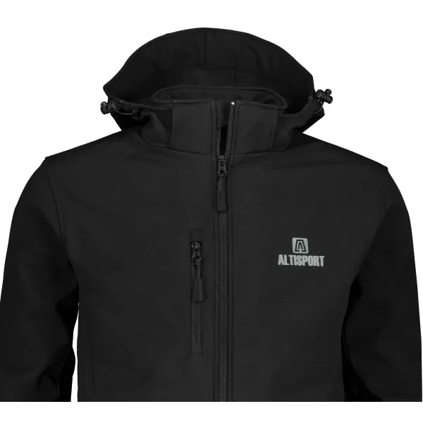  Jachetă softshell pentru bărbați ALTISPORT ALM006522 NEGRU 