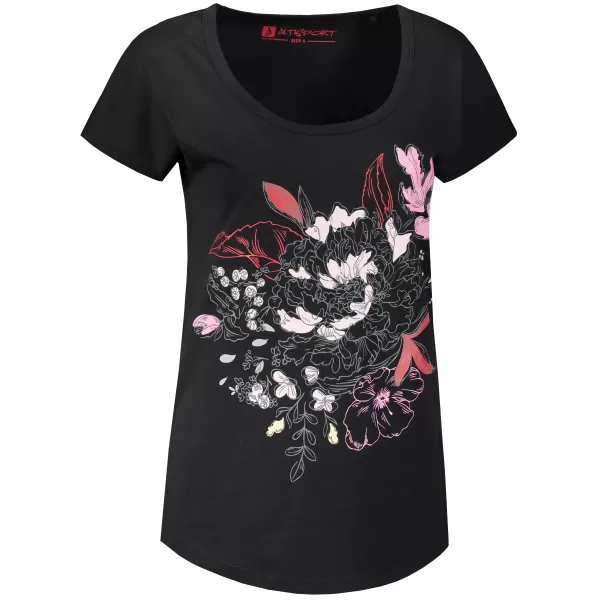  Tricou pentru femei ALTISPORT DEJA LTST780 NEGRU 