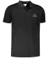 Tricou funcțional pentru bărbați cu guler ALTISPORT ALM006217 NEGRU