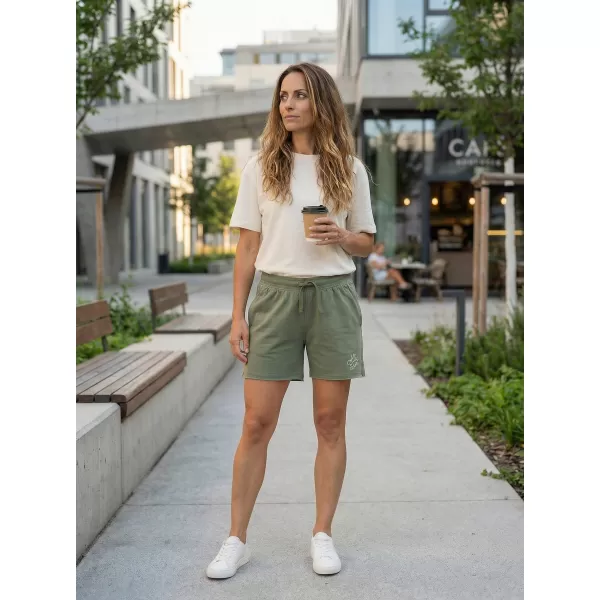  Pantaloni scurți de damă ALTISPORT AINA LPAT511 VERDE 