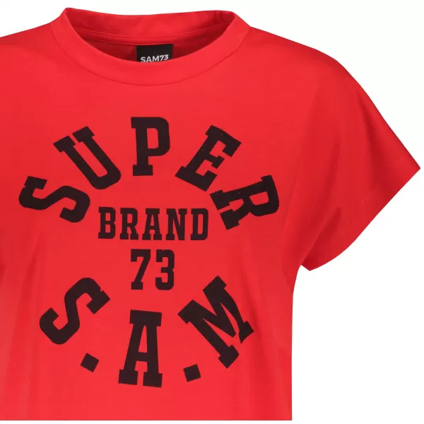  Tricou pentru femei cu mâneci scurte SAM 73 ROBYN WT 814 ROŞU 
