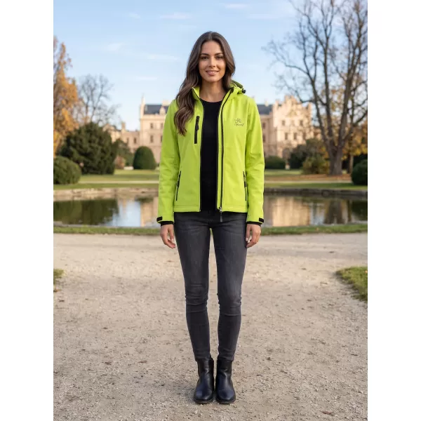  Jachetă softshell pentru femei ALTISPORT ALW056521 LĂMÂIE VERDE 