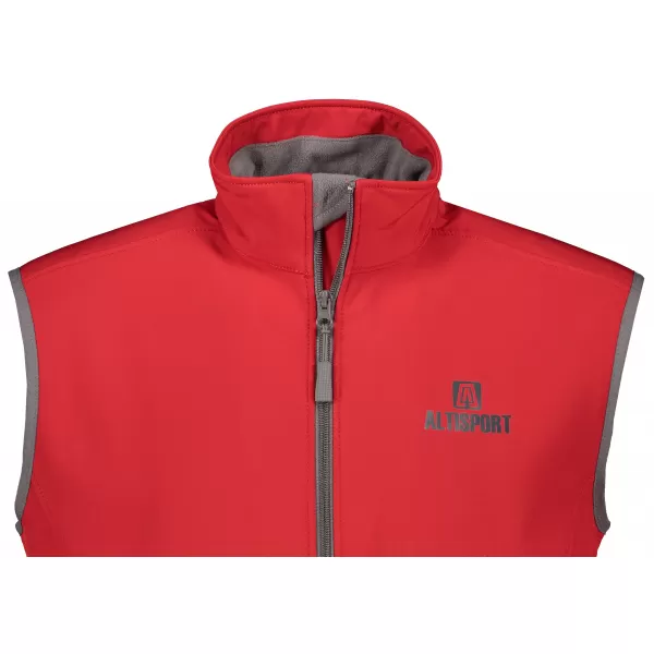  Vestă softshell pentru bărbați ALTISPORT ALM006517 ROȘU 