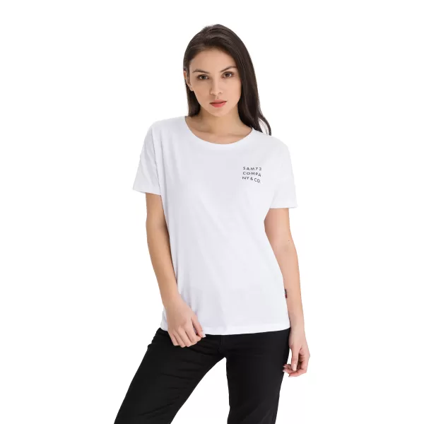  Tricou pentru femei cu mâneci scurte SAM 73 SIAN WT 820 ALB 