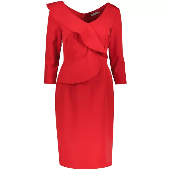  Rochie NUMOCO A327-2 ROŞU 