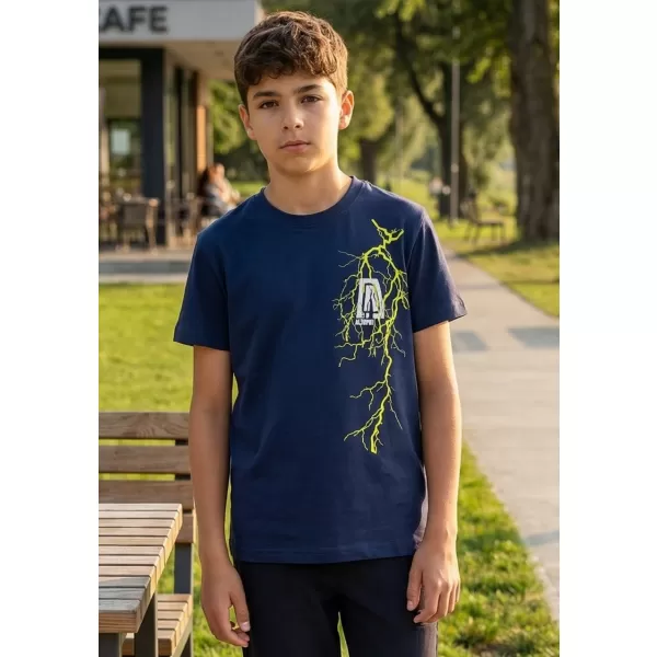  Tricou pentru copii ALTISPORT ALK027138 ALBASTRU MIEZUL NOPȚII 