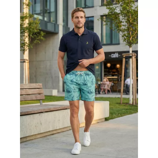  Pantaloni scurți pentru bărbați ALTISPORT HELET MPAT526 ALBASTRU 
