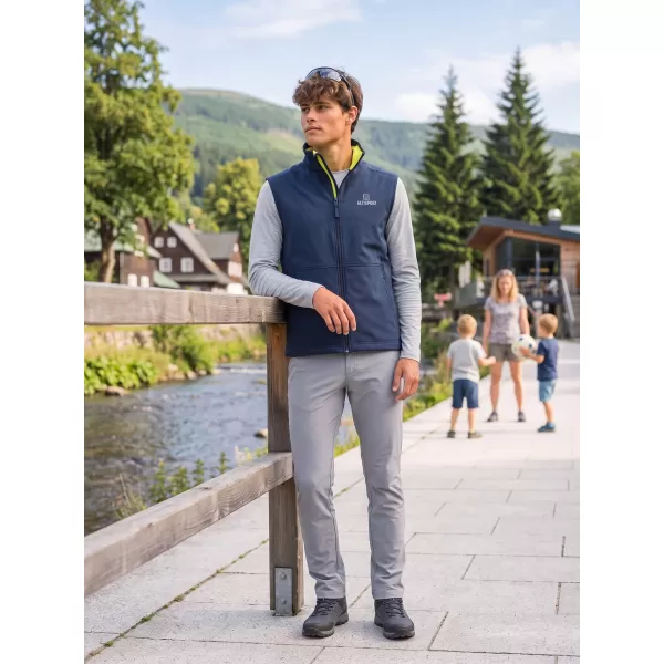  Vestă softshell pentru bărbați ALTISPORT ALM006517 ALBASTRU MARIN 