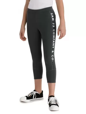 Jambiere 7/8 pentru fete SAM 73 JENNY GS 527 NEGRU