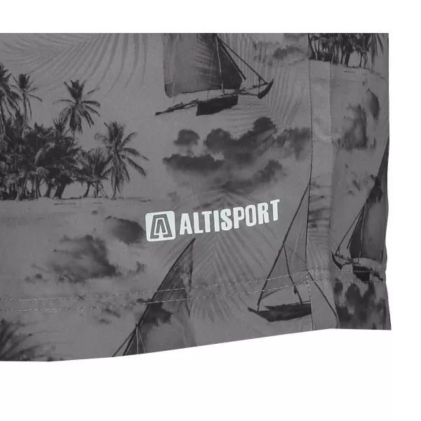  Pantaloni scurți pentru bărbați ALTISPORT HELET MPAT526 GRI DESCHIS 