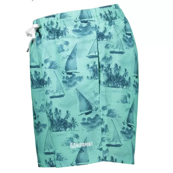  Pantaloni scurți pentru bărbați ALTISPORT HELET MPAT526 ALBASTRU 