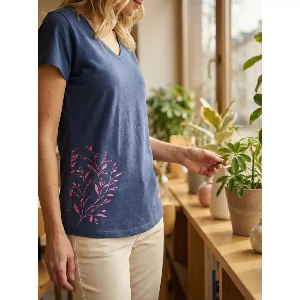  Tricou pentru femei ALTISPORT ECYLA LTST767 ALBASTRU INCHIS 