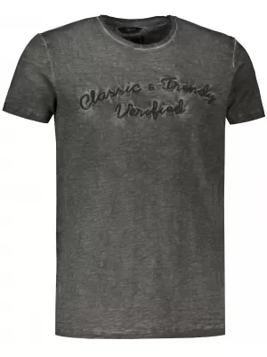 Tricou pentru bărbați KIXMI LINBERG GRI INCHIS
