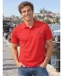 Tricou funcțional pentru bărbați cu guler ALTISPORT ALM006217 ROȘU