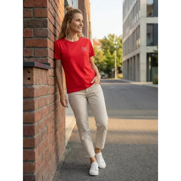  Tricou pentru femei cu mâneci scurte SAM 73 SIAN WT 820 ROŞU 