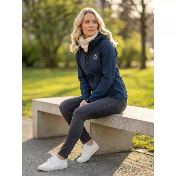  Jachetă softshell pentru femei ALTISPORT ALW056521 ALBASTRU MARIN 