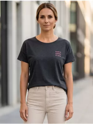 Tricou pentru femei cu mâneci scurte SAM 73 SIAN WT 820 NEGRU