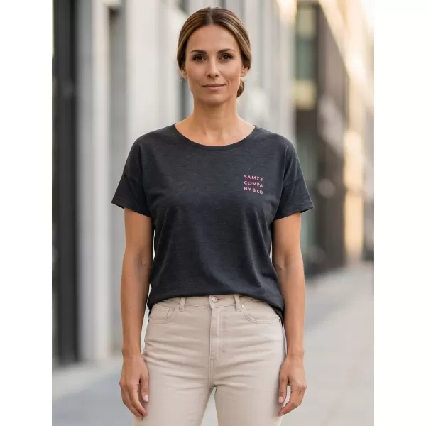 Tricou pentru femei cu mâneci scurte SAM 73 SIAN WT 820 NEGRU 